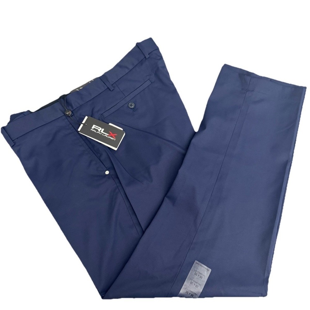 RLX Ralph Lauren Men's Navy Dress Pants Tailored Fit Size 38W 30L New